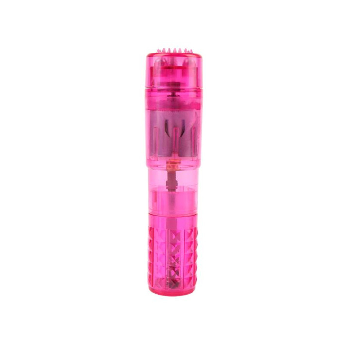 Mini Masajeador 3 Cabezales Rosa de Chisa | VibraZon