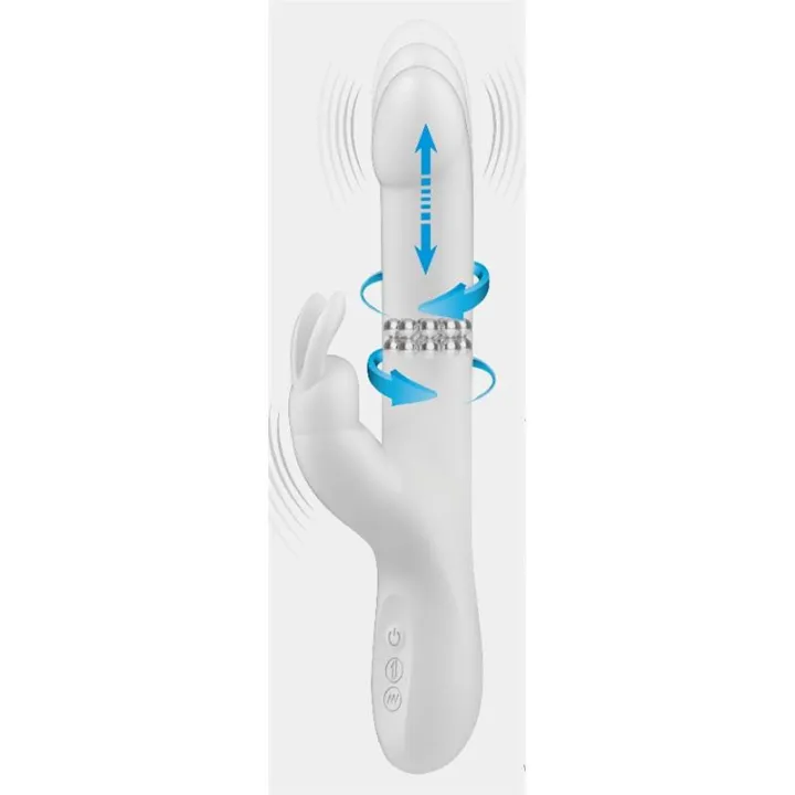 Reese Vibrador con Bolas Giratorias y Movimiento de Prettylove