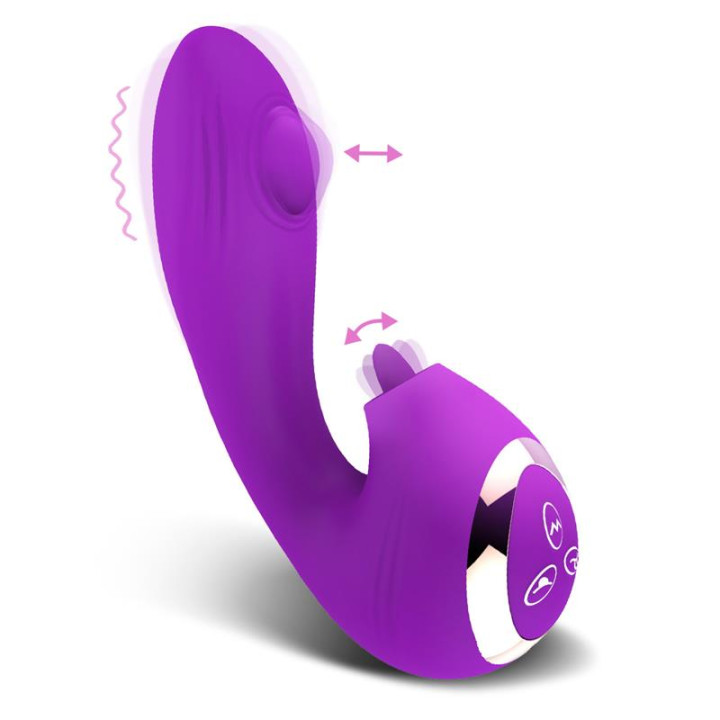 No. TwentyOne Vibrador con Bola Pulsante y Lengua Estimuladora de Action | VibraZon