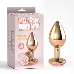 Plug Anal con Joya Spark Rose Talla S de Chisa | VibraZon