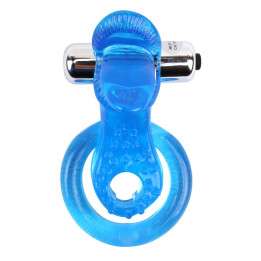 Anillo Vibrador para el Pene The Tongue Azul de Chisa | VibraZon