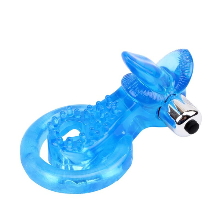Anillo Vibrador para el Pene The Tongue Azul de Chisa | VibraZon