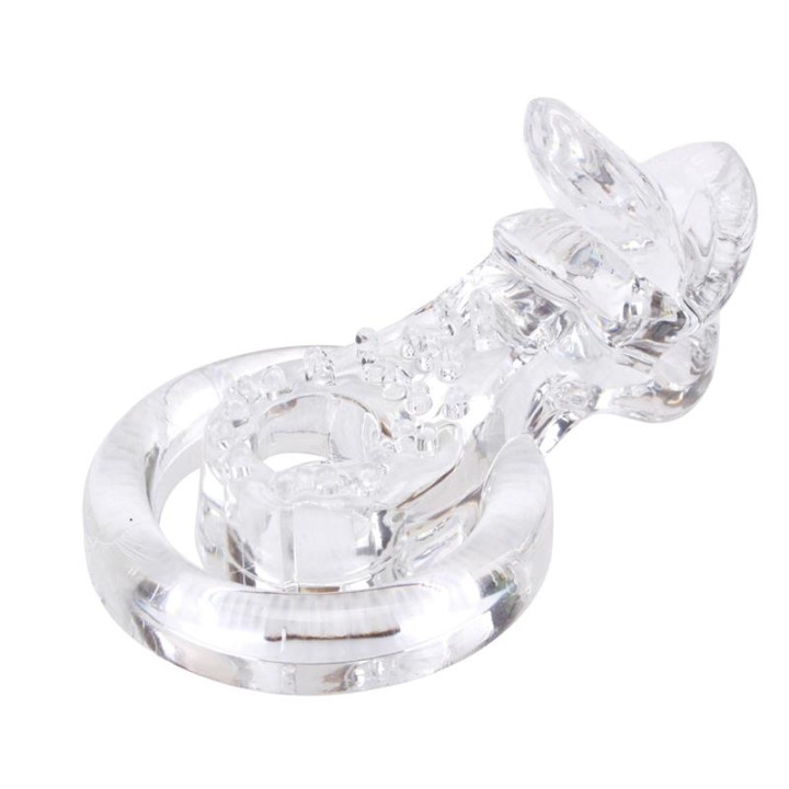 Anillo Vibrador para el Pene The Tongue Transparente de Chisa | VibraZon
