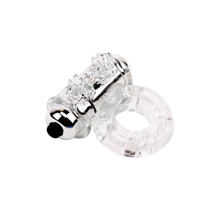 Anillo Vibrador para el Pene Bull Ring Transparente de Chisa | VibraZon