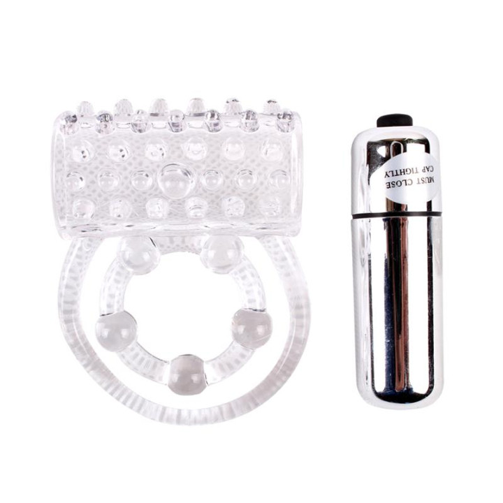 Anillo Vibrador para el Pene Clear Transparente de Chisa | VibraZon
