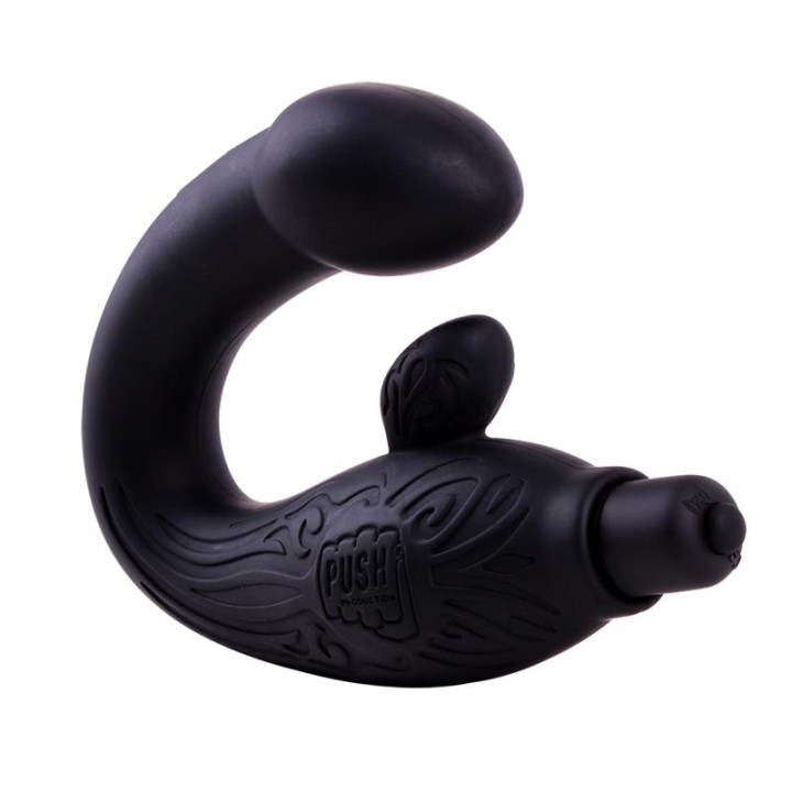 Masajeador Prostático Silicona Negro de Chisa | VibraZon
