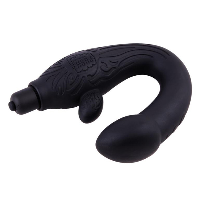 Masajeador Prostático Silicona Negro de Chisa | VibraZon