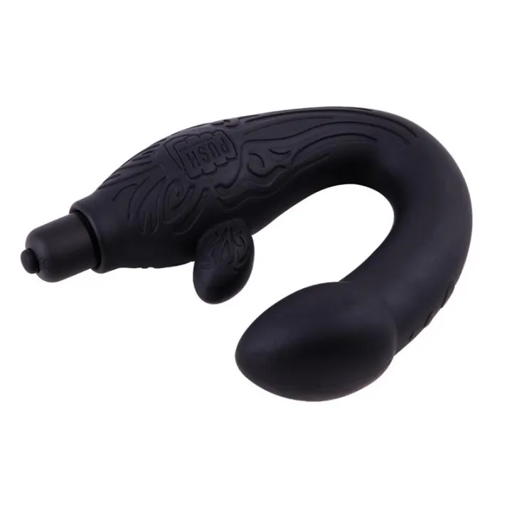 Masajeador Prostático Silicona Negro de Chisa