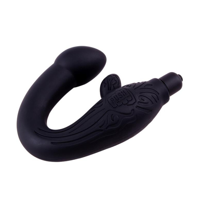Masajeador Prostático Silicona Negro de Chisa | VibraZon