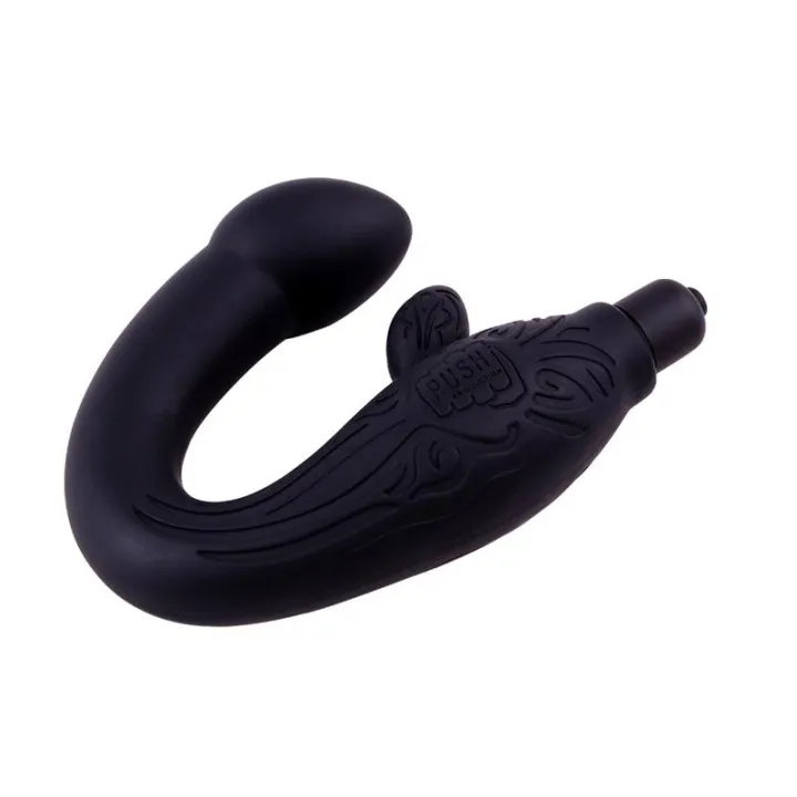 Masajeador Prostático Silicona Negro de Chisa
