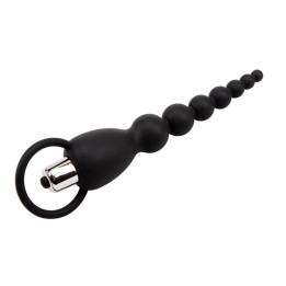 Cadena Anal Elite Power 19.5 cm Silicona Negro de Chisa | VibraZon