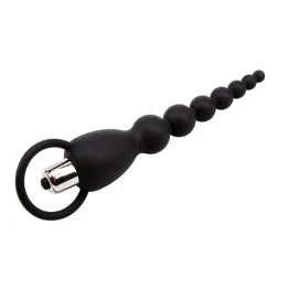 Cadena Anal Elite Power 19.5 cm Silicona Negro de Chisa