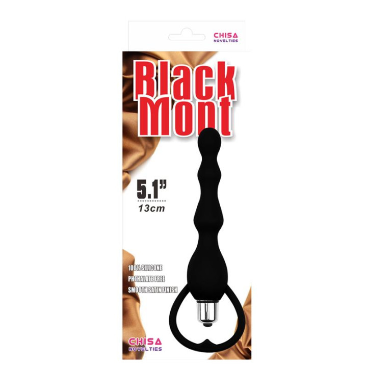 Cadena Anal Tail Power Silicona Negro de Chisa | VibraZon