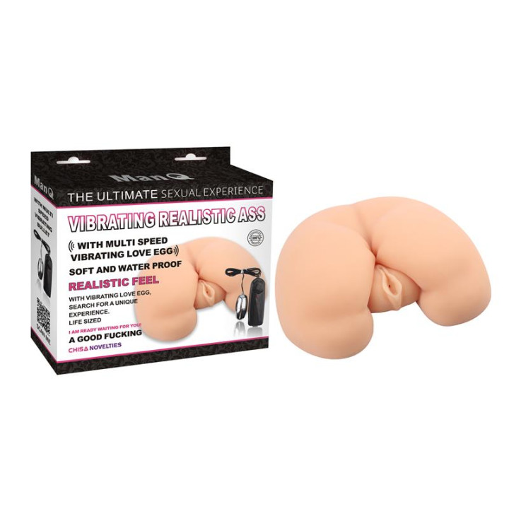 Masturbador con Vibración T-Skin Natural de Chisa | VibraZon