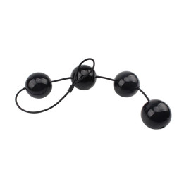 Bolas Vaginales y Anales 65 x 6 cm Negro de Chisa | VibraZon