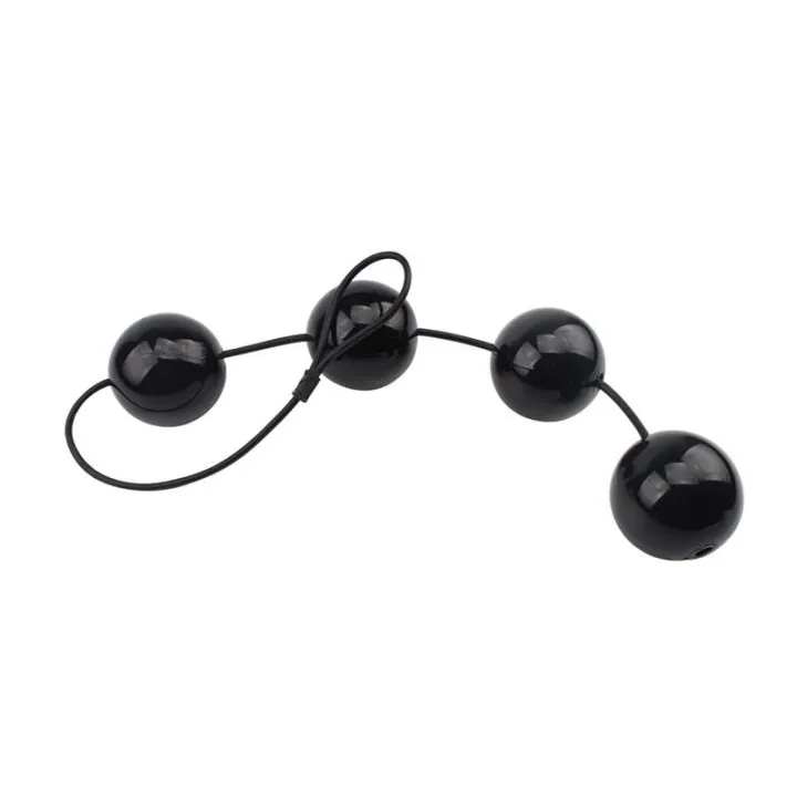 Bolas Vaginales y Anales 65 x 6 cm Negro de Chisa