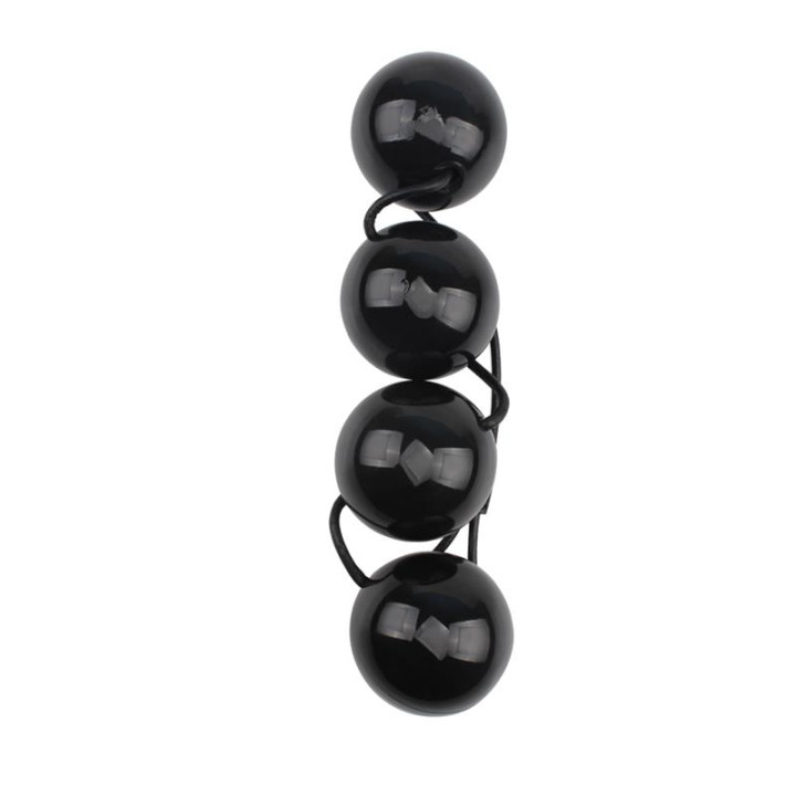 Bolas Vaginales y Anales 65 x 6 cm Negro de Chisa | VibraZon