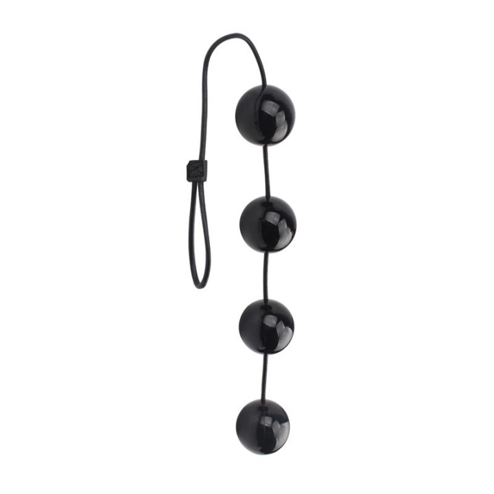 Bolas Vaginales y Anales 60 x 5 cm Negro de Chisa | VibraZon