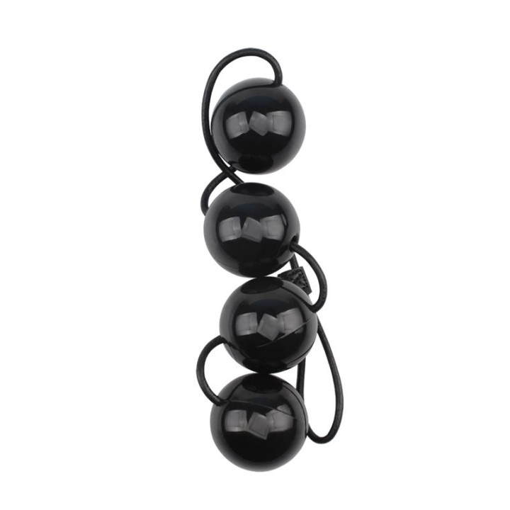 Bolas Vaginales y Anales 60 x 5 cm Negro de Chisa | VibraZon