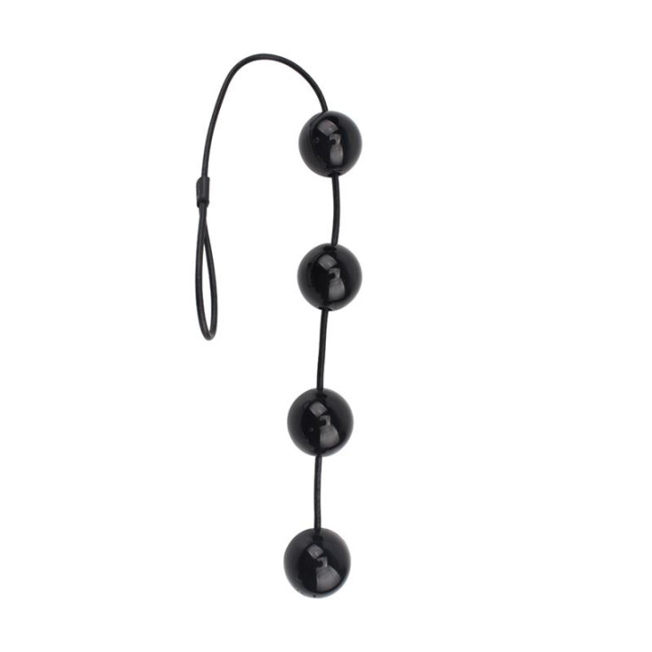 Bolas Vaginales y Anales 55 x 4 cm Negro de Chisa | VibraZon