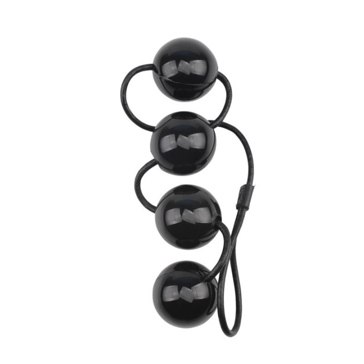 Bolas Vaginales y Anales 55 x 4 cm Negro de Chisa | VibraZon