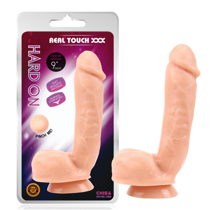 Dildo Hard On T-Skin 22 x 4.8 cm Natural de Chisa | VibraZon