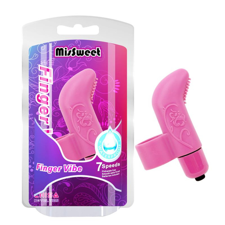 Estimulador MisSweet Silicona 7.6 cm x 2.2 cm Rosa de Chisa | VibraZon