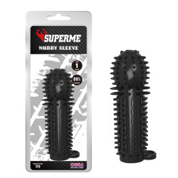 Funda para el Pene Nubby Negro de Chisa | VibraZon