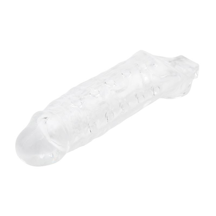 Funda para el Pene con Sujeción para Testículos Mighty Transparente de Chisa | VibraZon