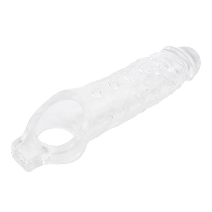Funda para el Pene con Sujeción para Testículos Mighty Transparente de Chisa | VibraZon