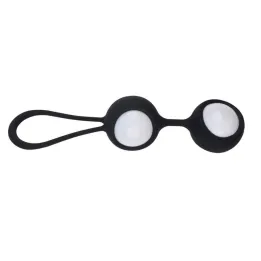 Bolas Geisha MisSweet 17.7 cm Silicona Negro de Chisa