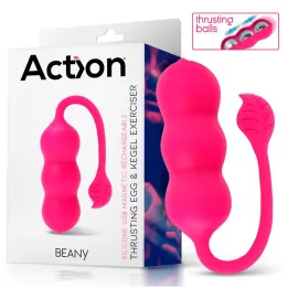 Beany Huevo Vibrador y Entrenador Suelo Pélvico con Empuje de Action