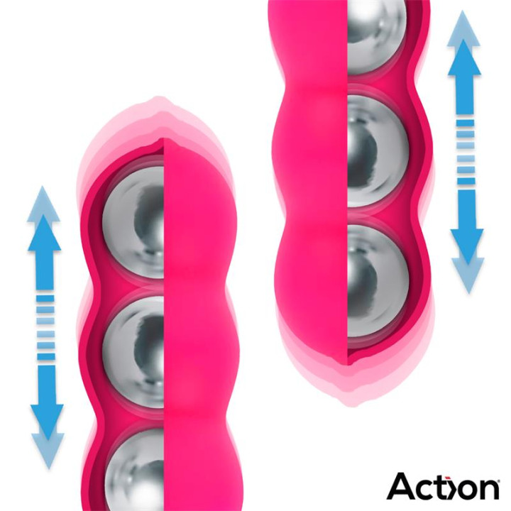 Beany Huevo Vibrador y Entrenador Suelo Pélvico con Empuje de Action | VibraZon