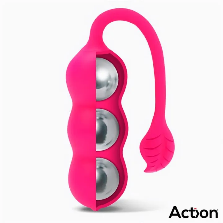 Beany Huevo Vibrador y Entrenador Suelo Pélvico con Empuje de Action