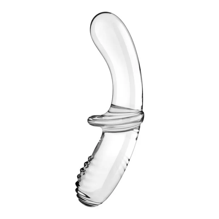 Estimulador de Cristal Double Crystal Hot and Cold Transparente de Satisfyer