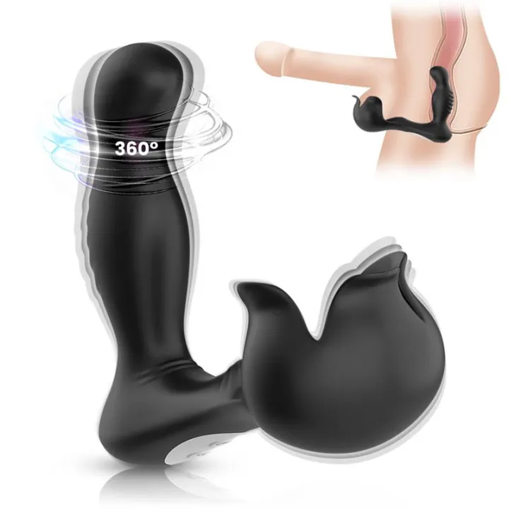 Masajeador Prostático Rotación 360º Estimulación Testiculos de Urban Sky