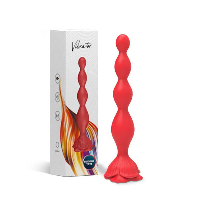 Cadena Anal con Vibración Base de Rosa de Urban Sky | VibraZon