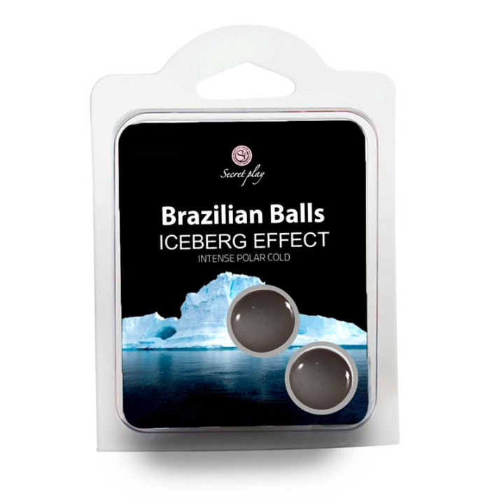 Set 2 Brazilian Balls Efecto Frio Iceberg de Secret Play | VibraZon
