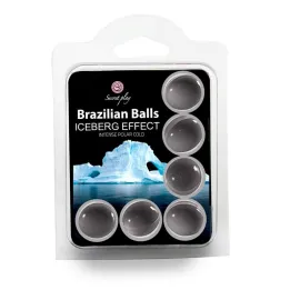 Set 6 Brazilian Balls Efecto Frio Iceberg de Secret Play