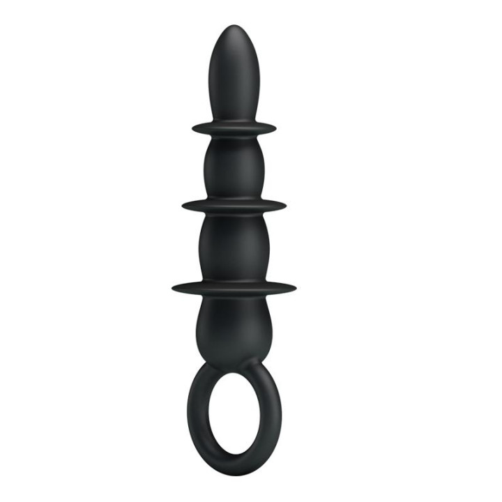 Plug Anal 3 Zonas Negro CL100 de Prettylove | VibraZon
