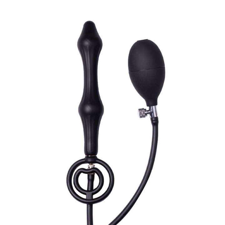 Plug Anal Inflable con Doble Bomba de Latex Play | VibraZon