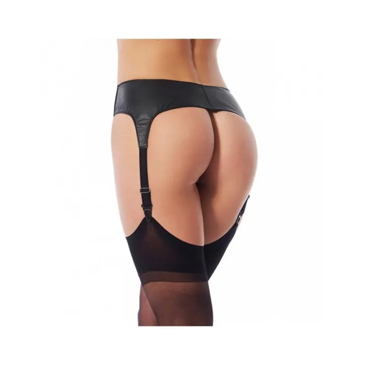 Liguero de Cuero Ajustable de Bondage Play