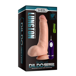Vibrador Realista Control Remoto Duke Lungton 22.5 cm de Shequ | VibraZon