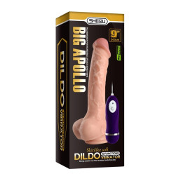 Vibrador Realista Control Remoto Apolo 24.5 cm de Shequ | VibraZon