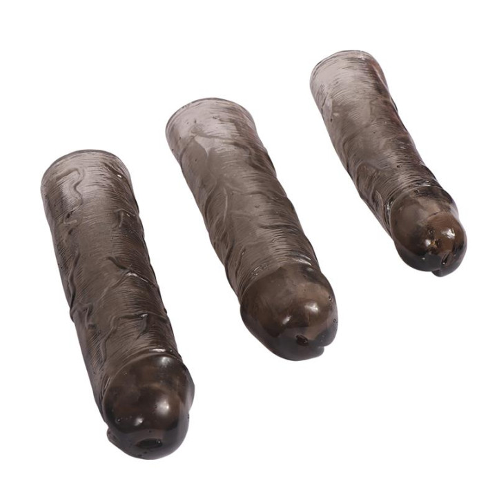 Pack 3 Fundas para el Pene Alex Color Negro de Shequ | VibraZon