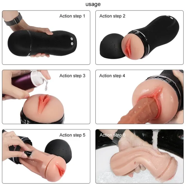 Masturabdor con Vibrador USB Tiny Man de Shequ