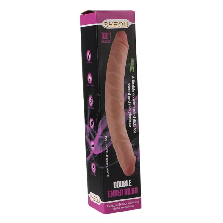 Dildo Doble Lester 33 cm de Shequ | VibraZon