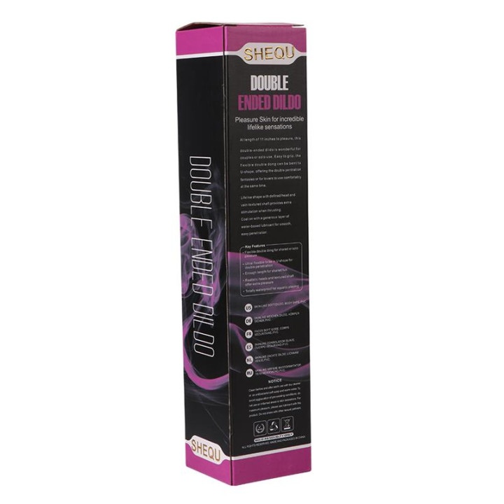 Dildo Doble Lester 33 cm de Shequ | VibraZon