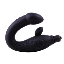 Masajeador Prostático Silicona 29 cm Negro de Chisa | VibraZon