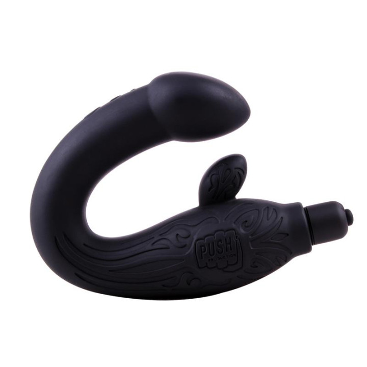 Masajeador Prostático Silicona 29 cm Negro de Chisa | VibraZon